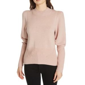 NWT Joie Marquetta Wool Sweater in Pink Sky